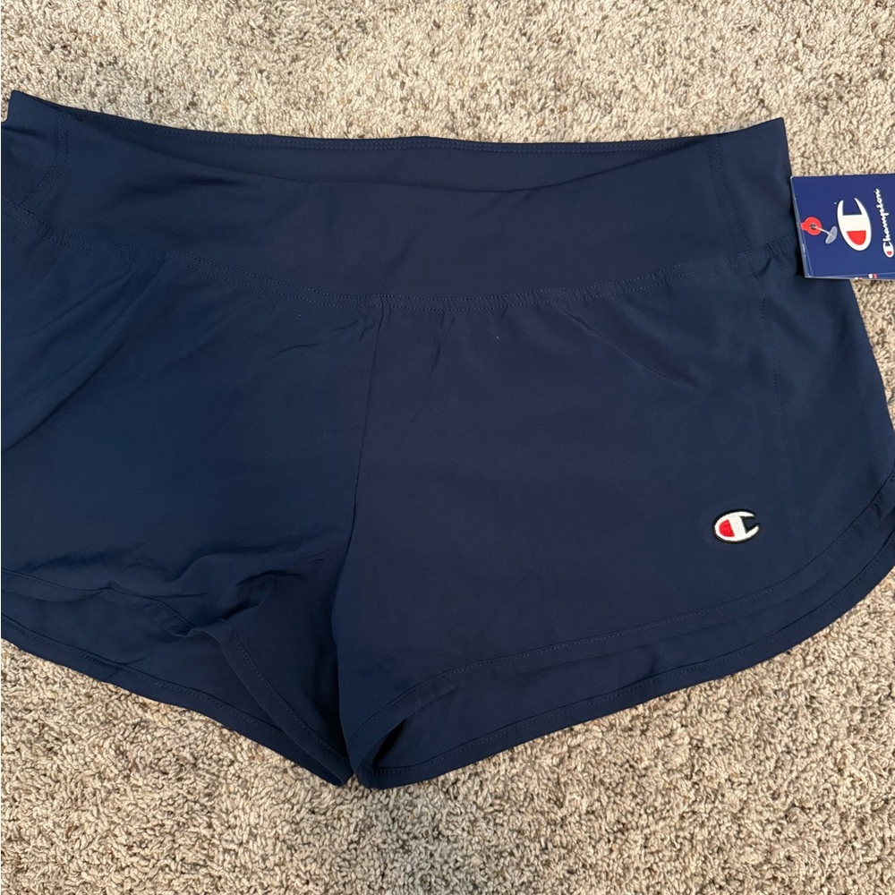 Champion Women's Dark Blue Athletic Shorts